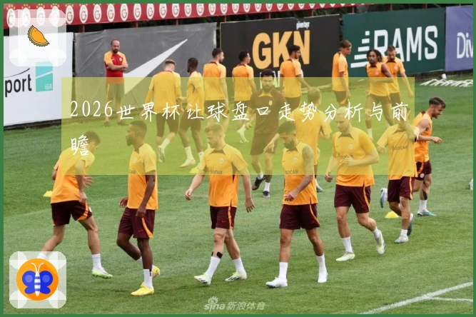 2026世界杯让球盘口走势分析与前瞻